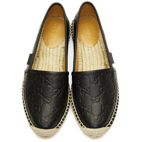 black gucci espadrilles|Gucci espadrilles farfetch.